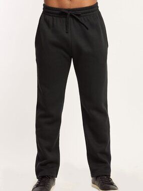 $15 SALE Men's Knocker Medium Weight Fleece Sweatpants - Black